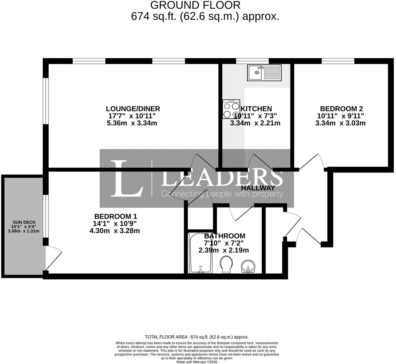 St. Catherines Road, Littlehampton, West Sussex floorplan