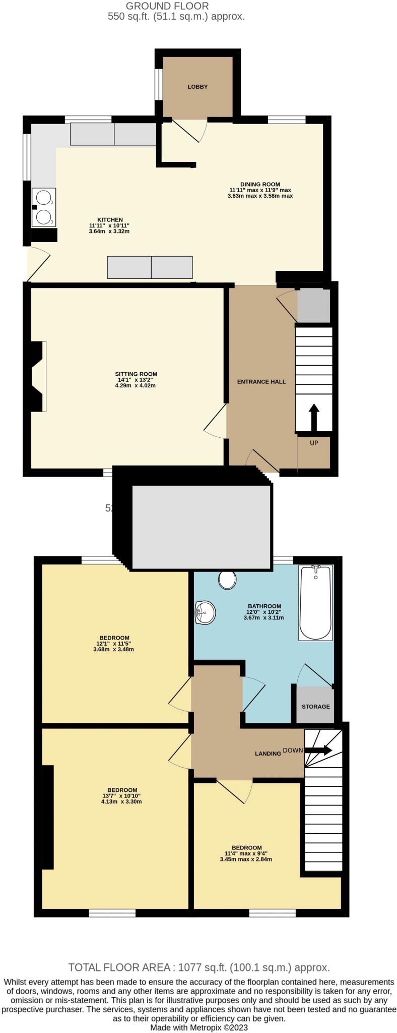 Pilcorn Street, Wedmore floorplan