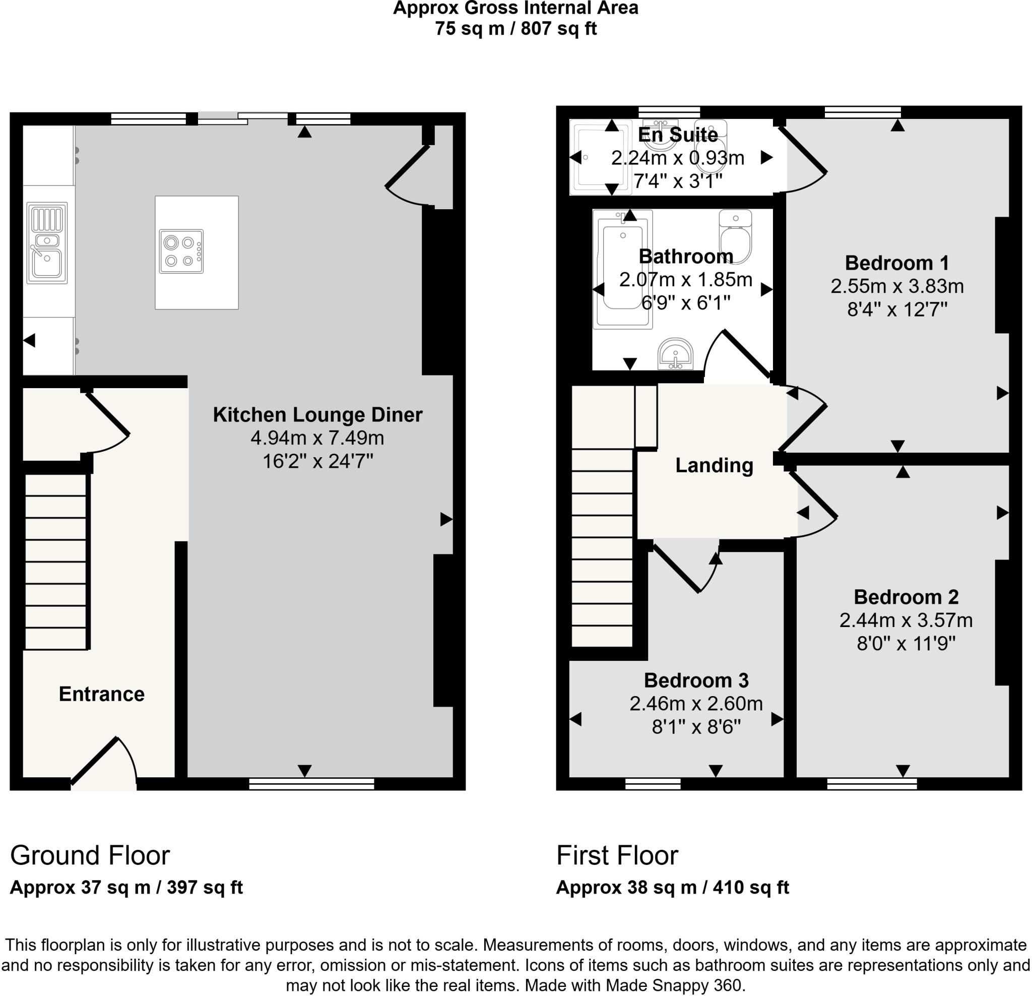 Caroline Street, Irlam floorplan