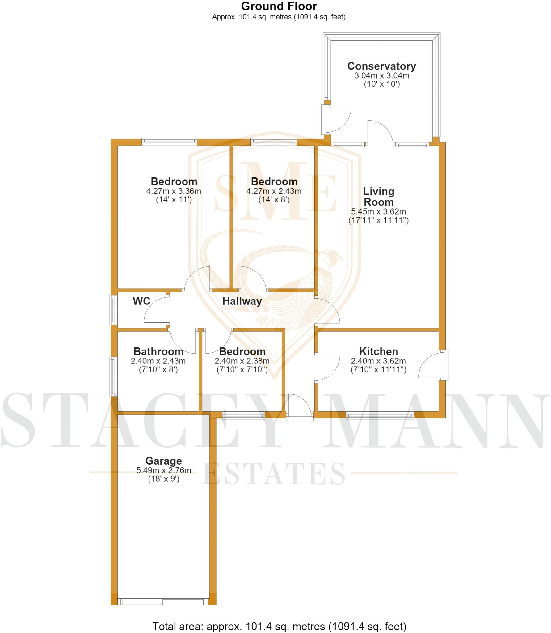 Trythogga Road, Gulval, Penzance, TR18 floorplan