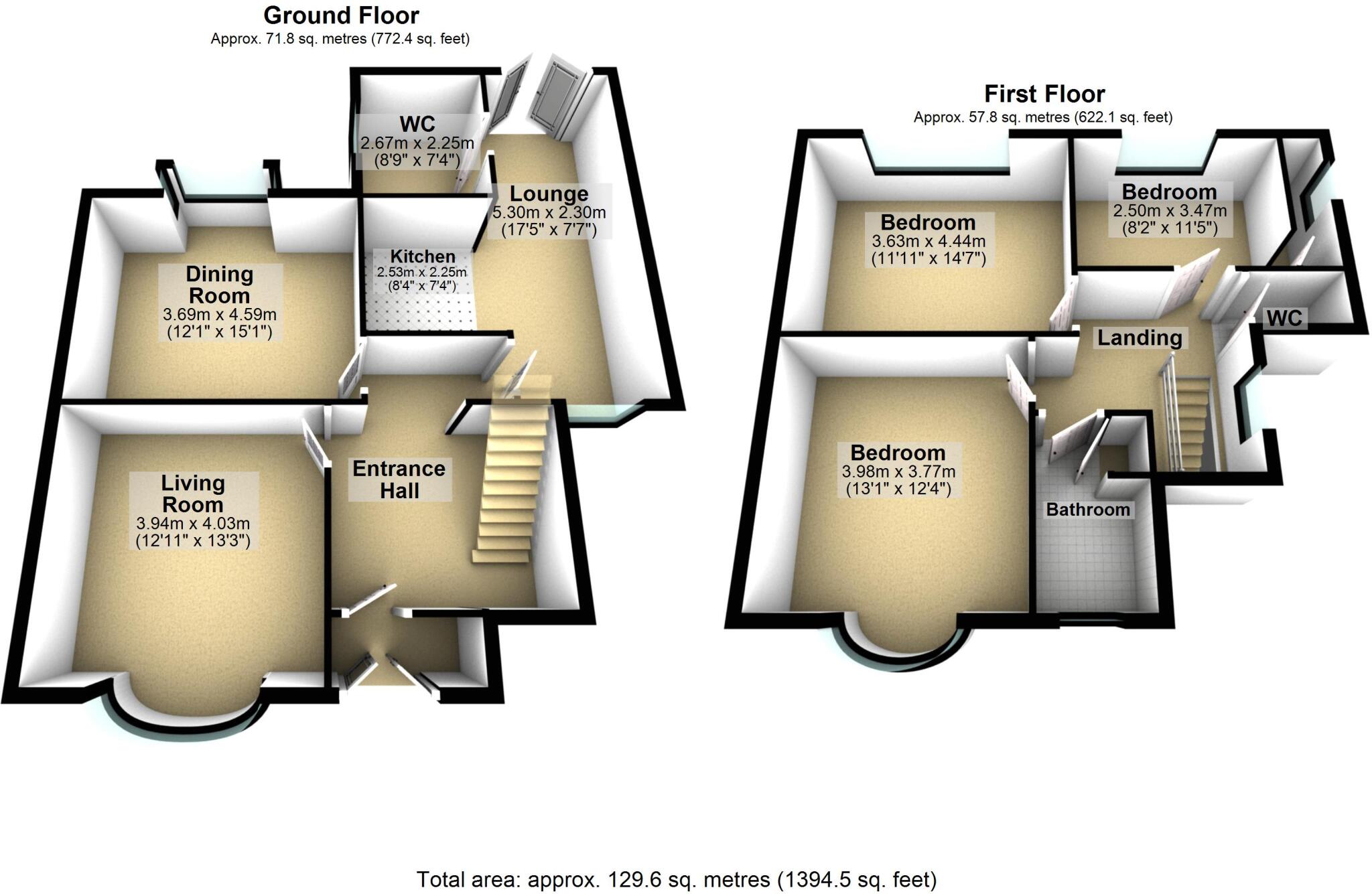 Hampden Road, Shaw, Oldham, Greater Manchester, OL2 floorplan