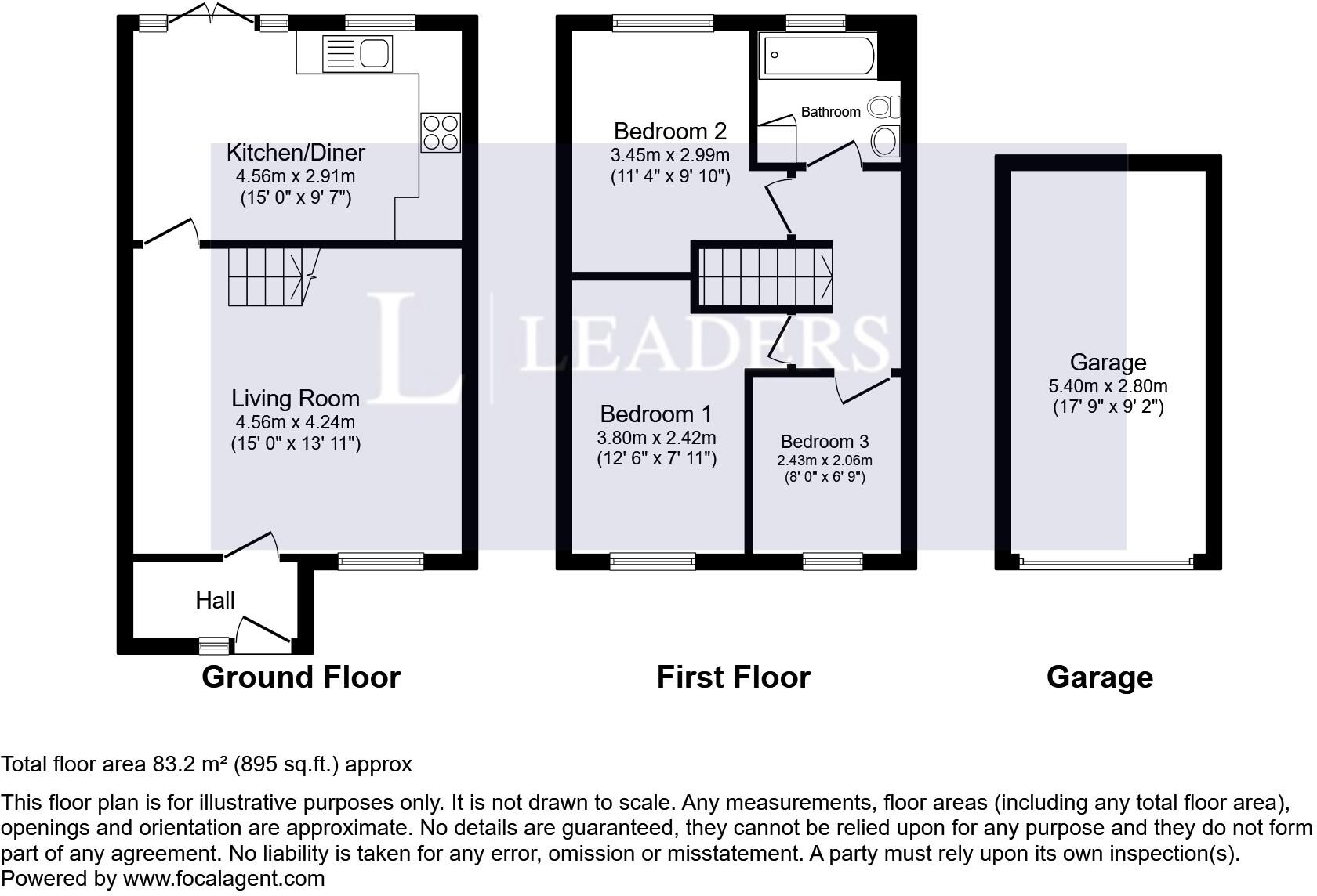 Elmhurst Close, Furzton, Milton Keynes, MK4 floorplan