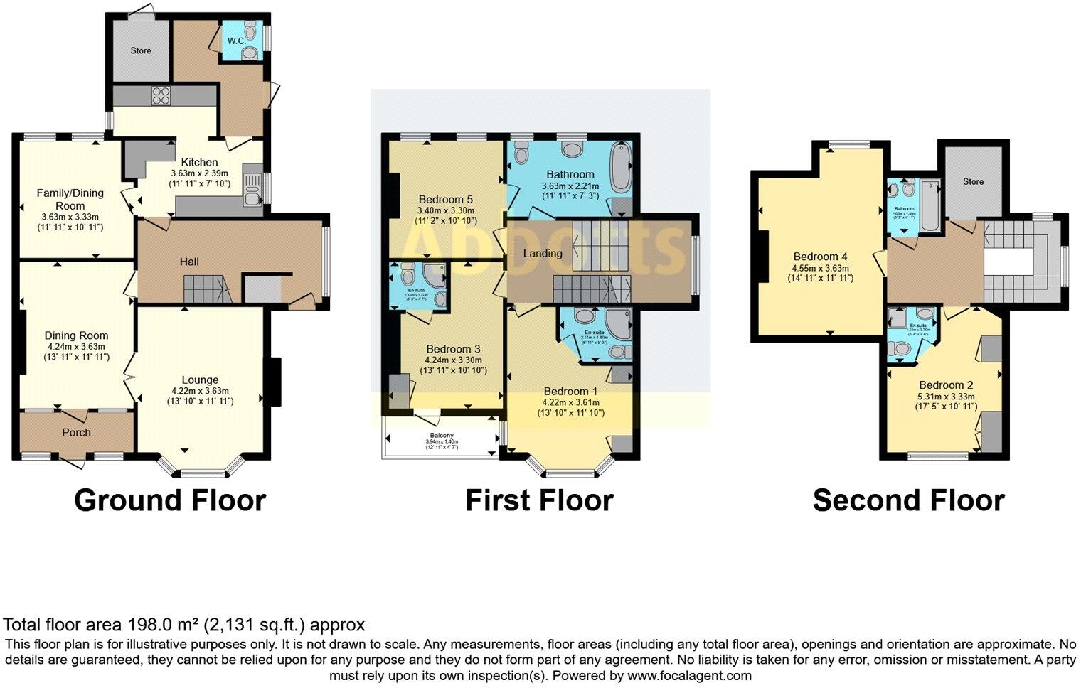 Boston Square, Hunstanton, Norfolk, PE36 floorplan
