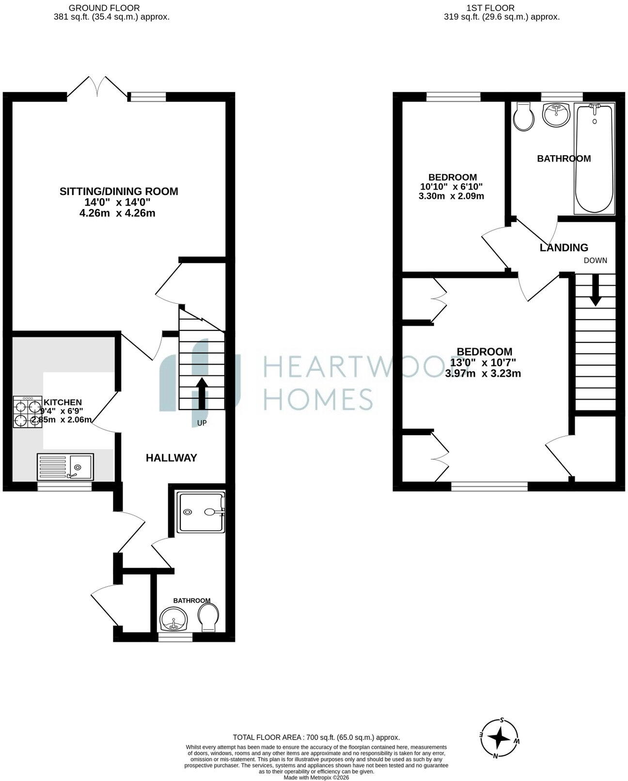 Harvest Court Harvesters, St. Albans, AL4 9QY floorplan