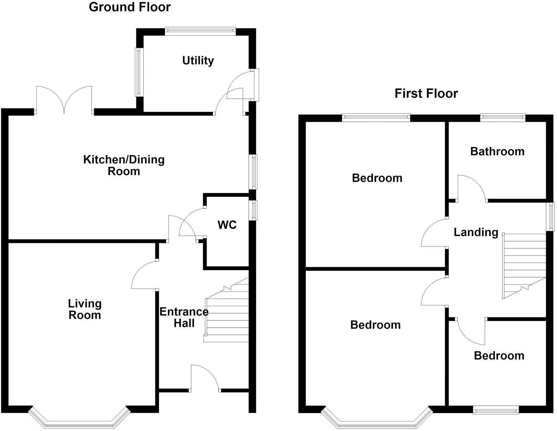 Huntlea Avenue, Lincoln, LN6 floorplan