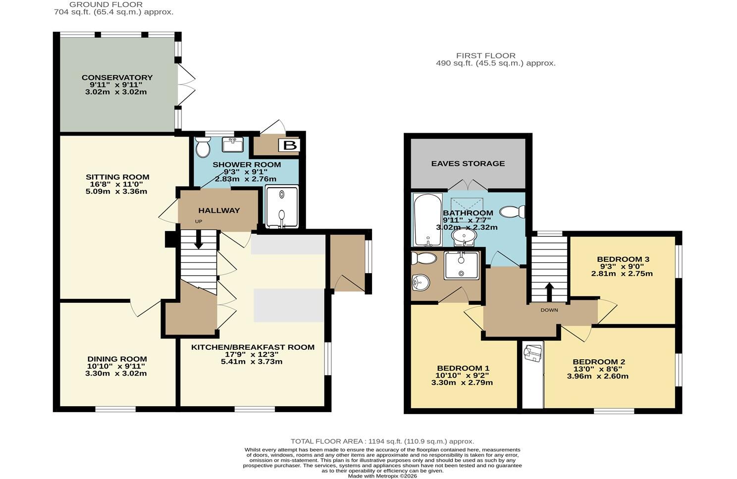 The Green, Aston Rowant floorplan