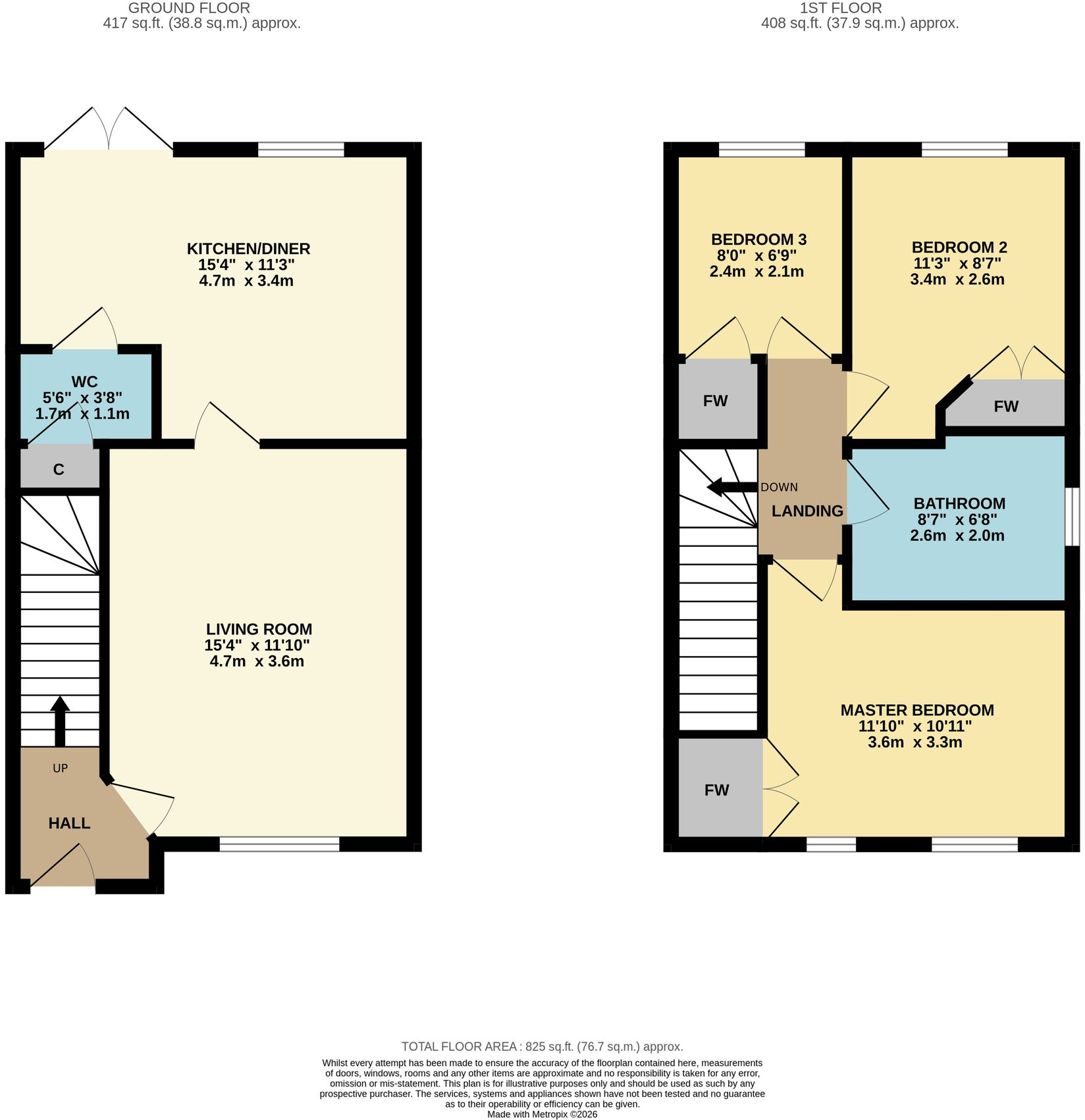 Hess Grove, Cambuslang, G72 floorplan