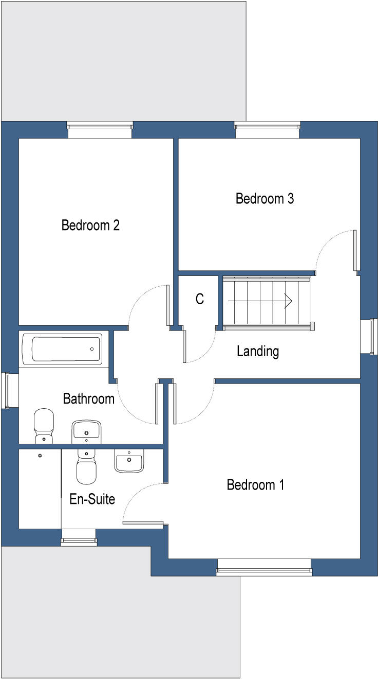 Plot 15 - The Wordsworth, Kings Grove, Grimsby, DN32 floorplan