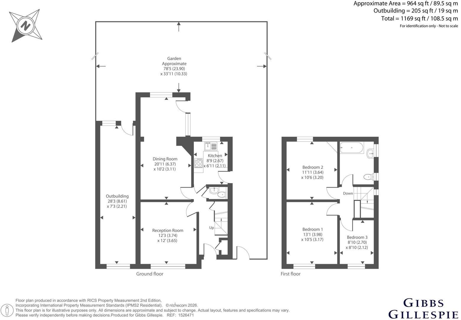 Potter Street, Northwood, Middlesex floorplan