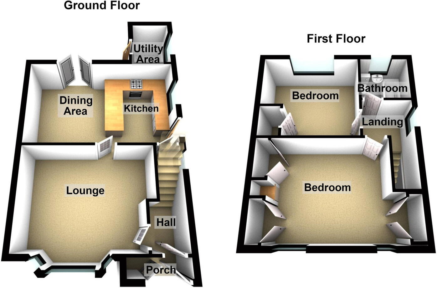 124 Haven Lane, Moorside, Oldham, OL4 2QQ floorplan