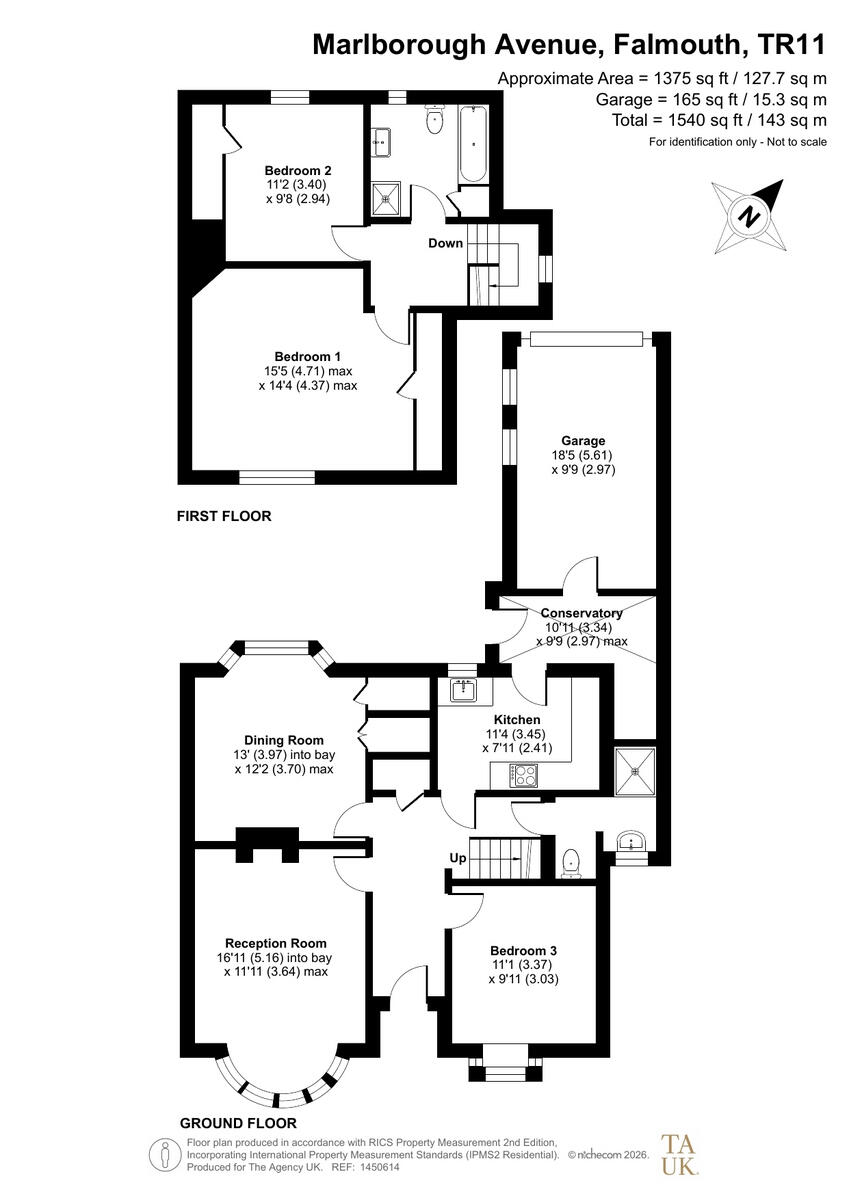 Marlborough Avenue, Falmouth, TR11 floorplan