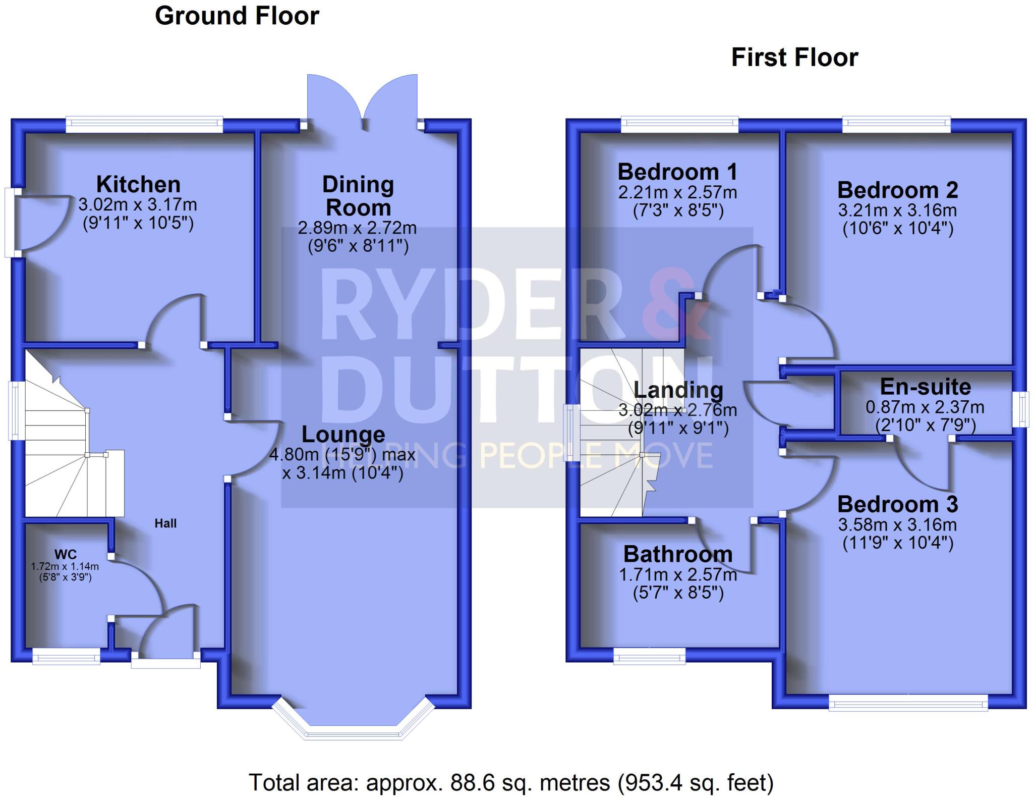 Marquess Way, Rhodes, Middleton, Manchester, M24 floorplan