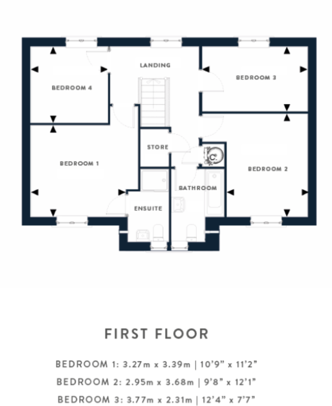 Crossways , 
Dorset, 
DT2 8XU floorplan