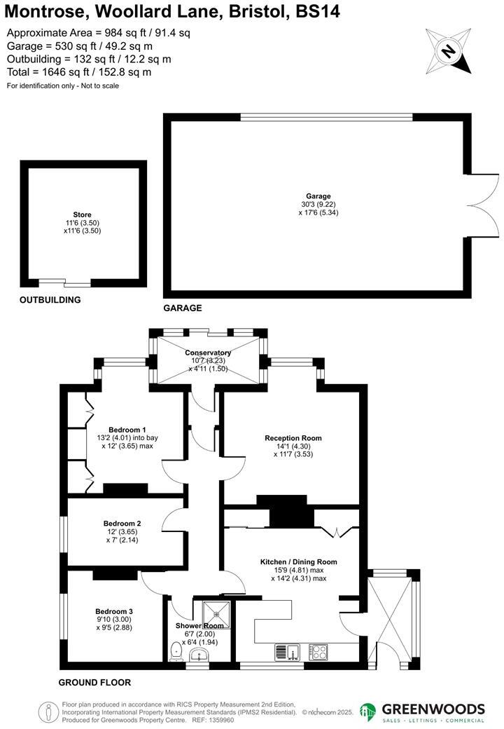 Woollard Lane, Publow, Bristol floorplan