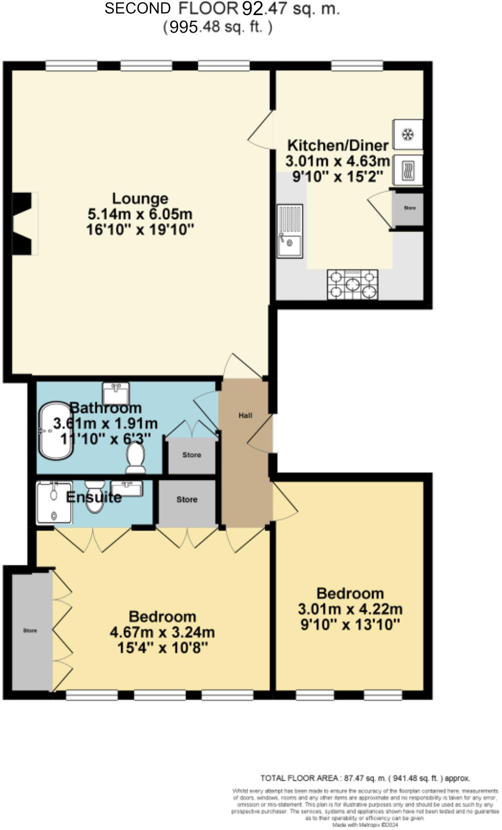Castle Hill Avenue, Folkestone, CT20 floorplan