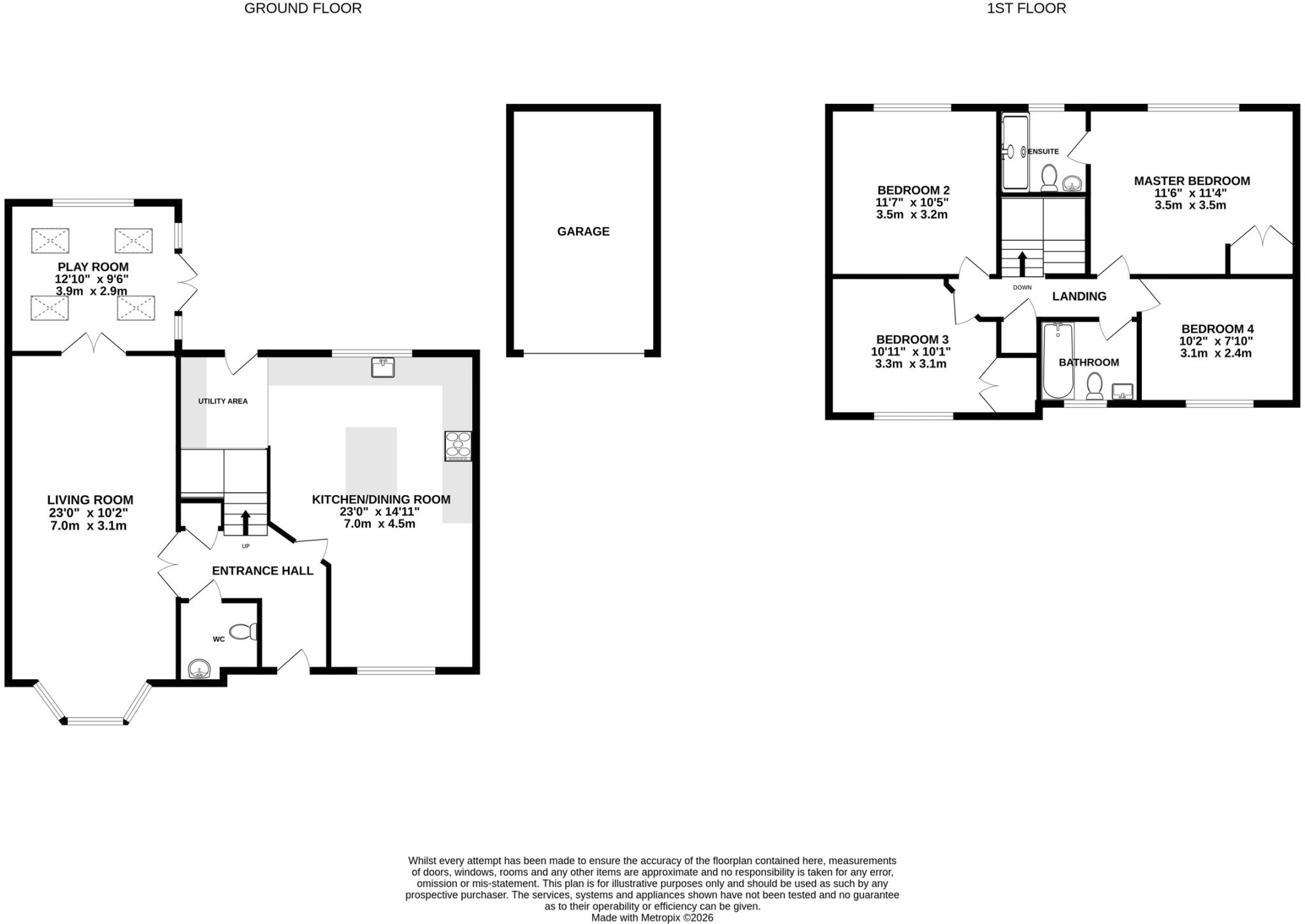 Callows Orchard, Rushwick, Worcester, Worcestershire. floorplan