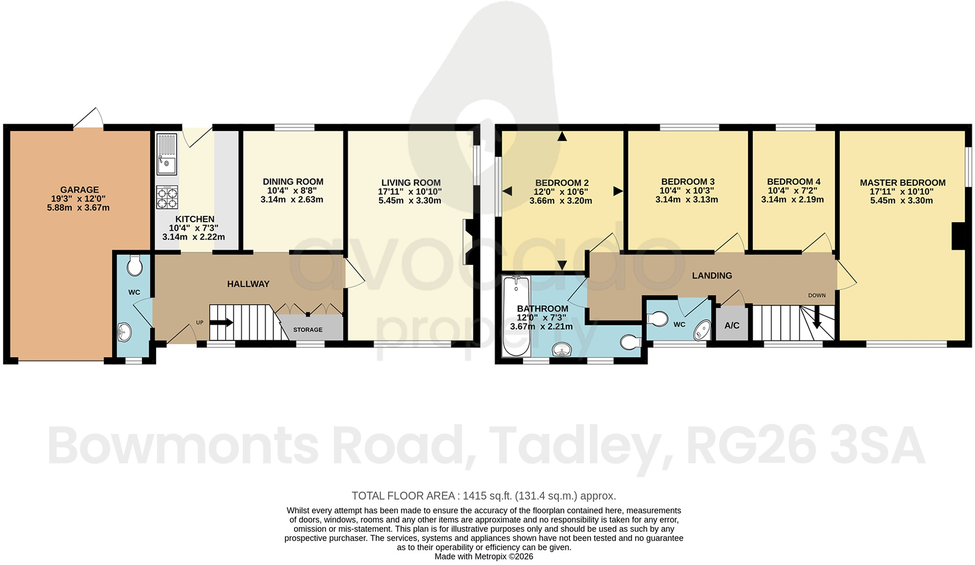 Bowmonts Road, Tadley floorplan