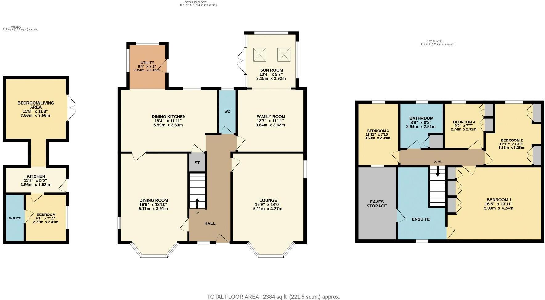Hollins Lane, Hampsthwaite, Harrogate floorplan