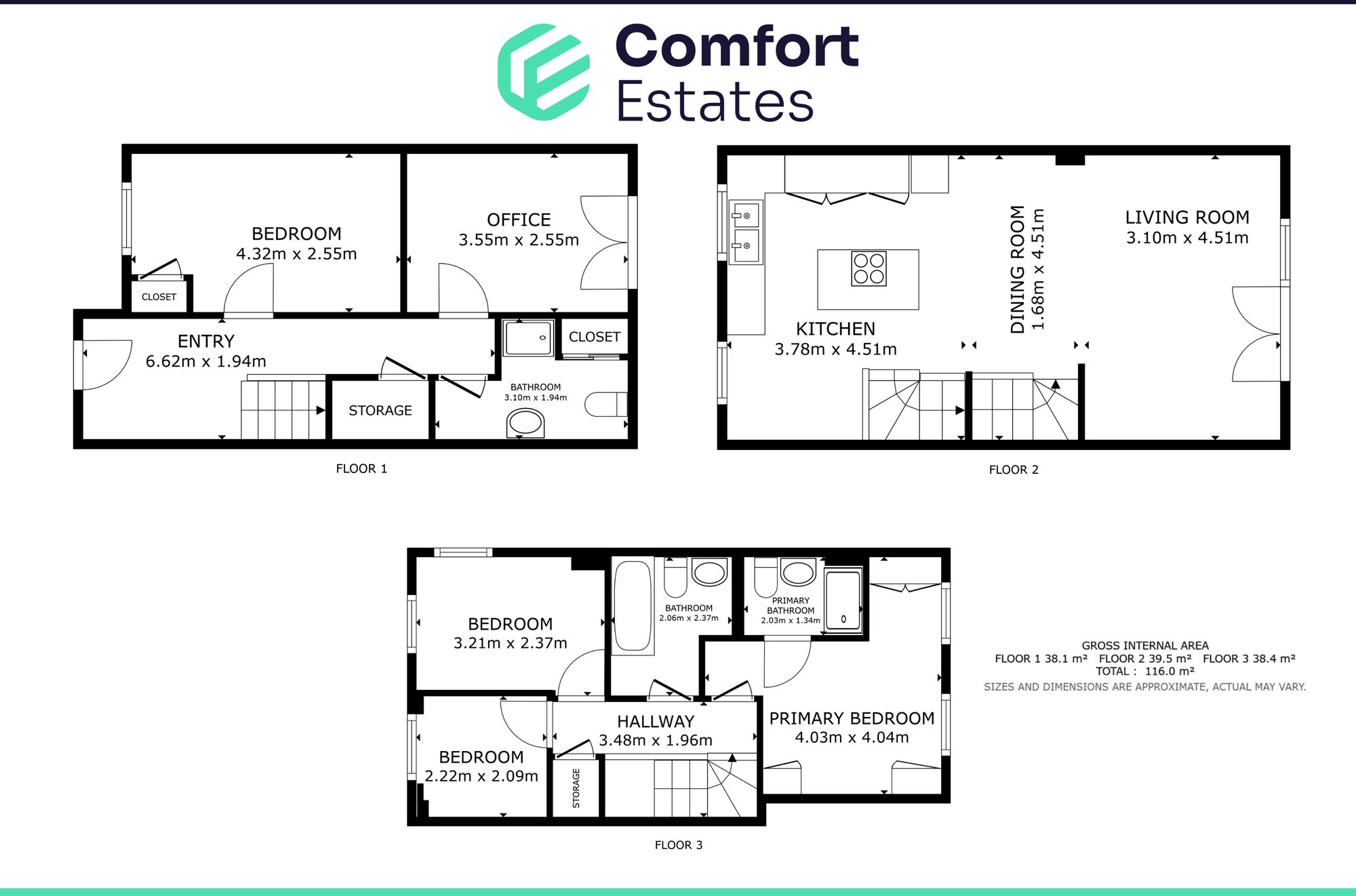 Quayside Close, Nottingham, NG2 floorplan
