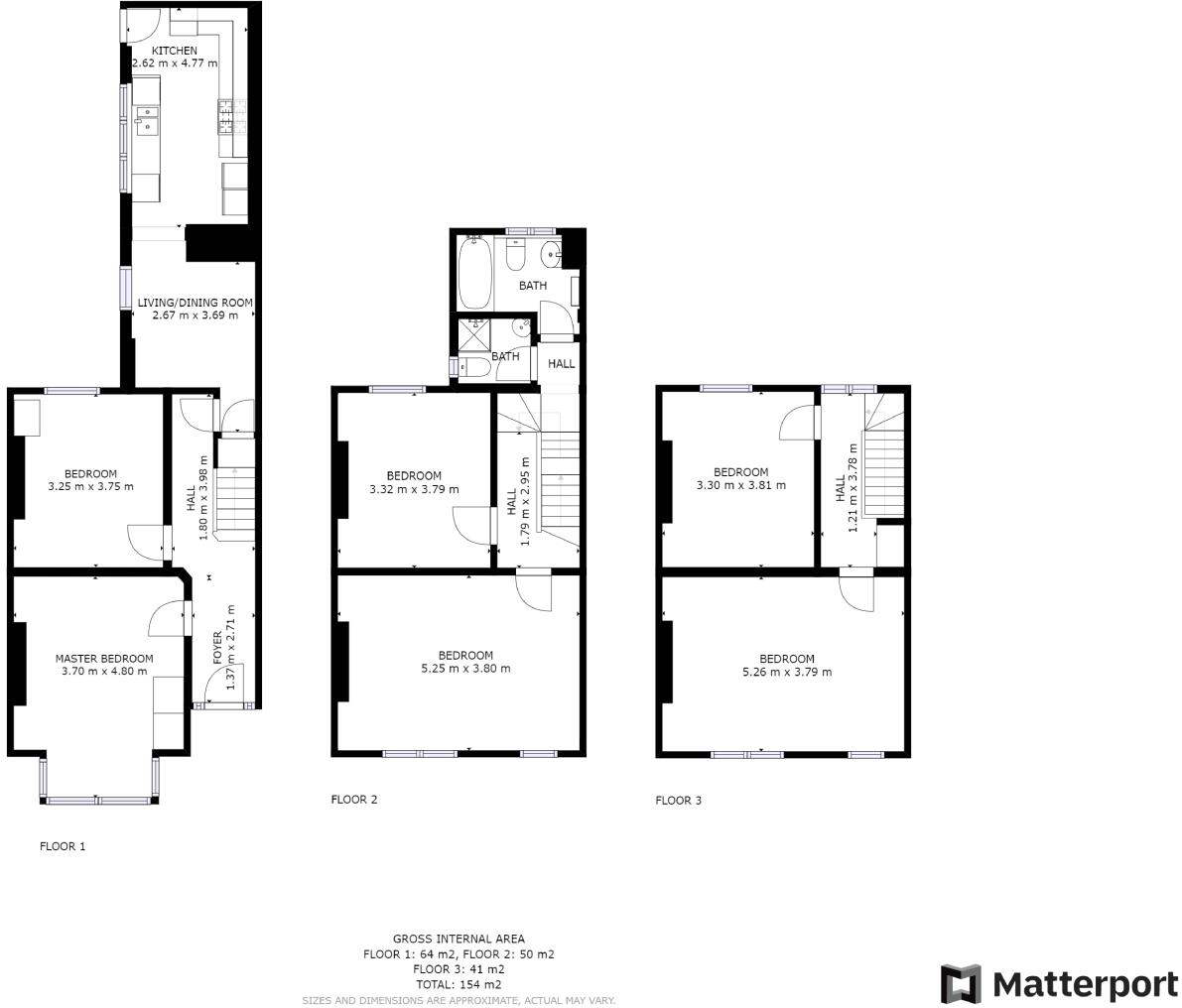 23 Burford Road, Nottingham, NG7 6BB floorplan
