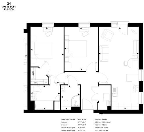 Stafford Street, Market Drayton, Shropshire, TF9 1FA floorplan