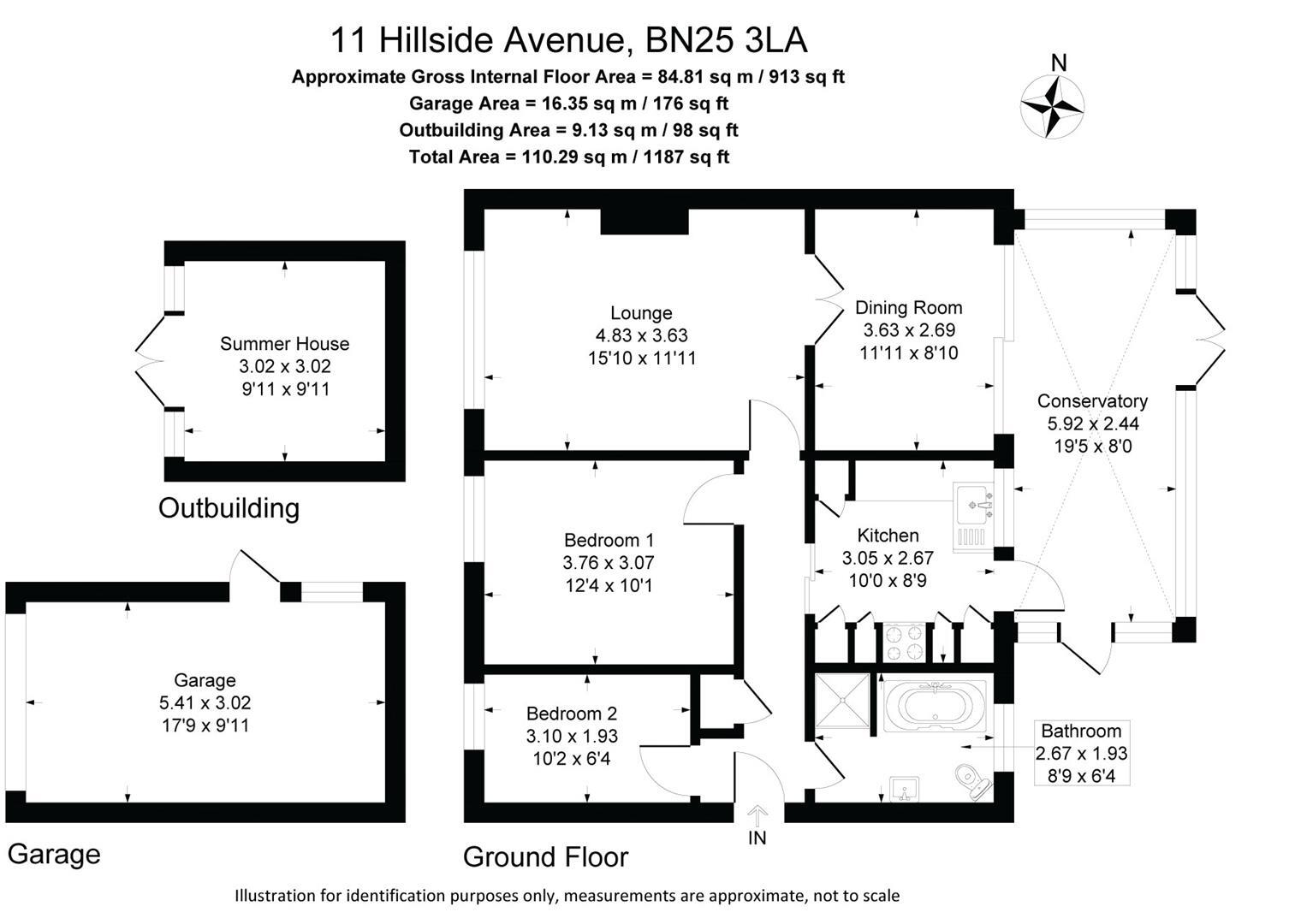 Hillside Avenue, Seaford floorplan