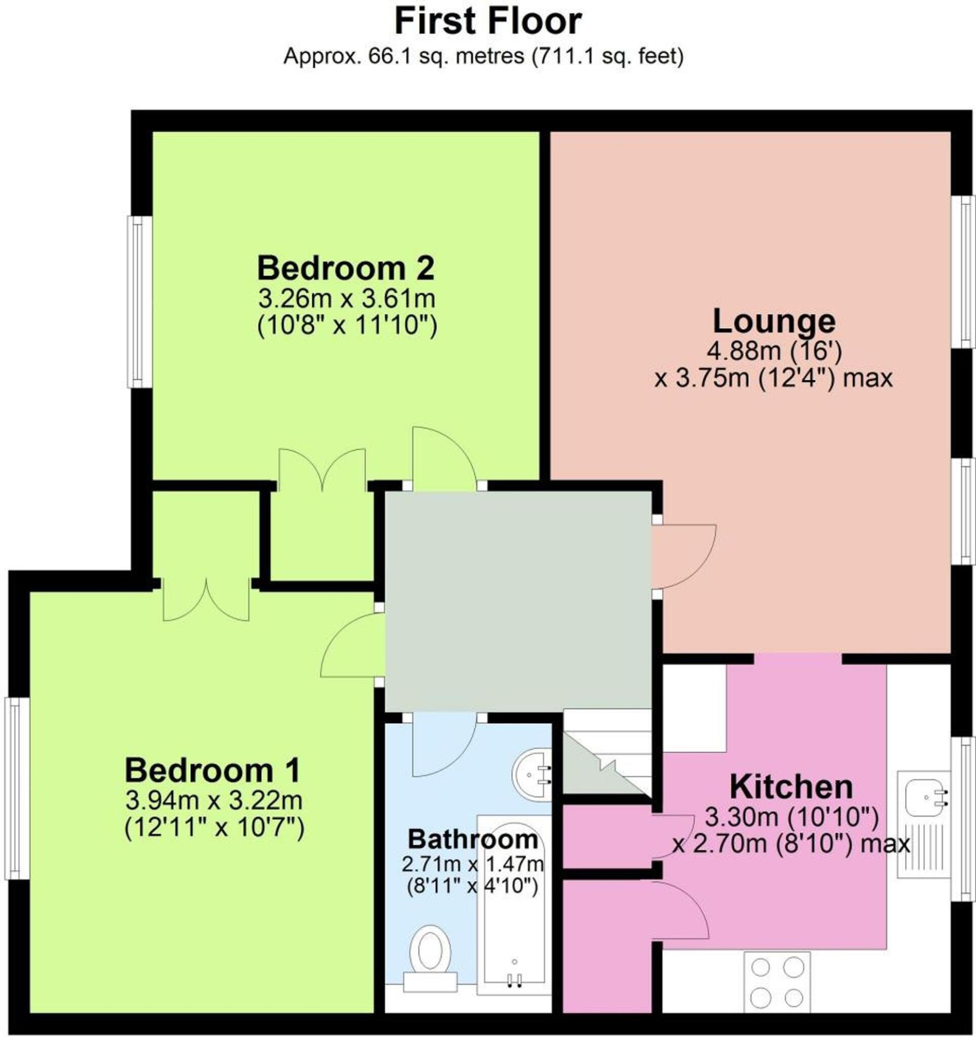 Rosebank, Epsom, KT18 floorplan
