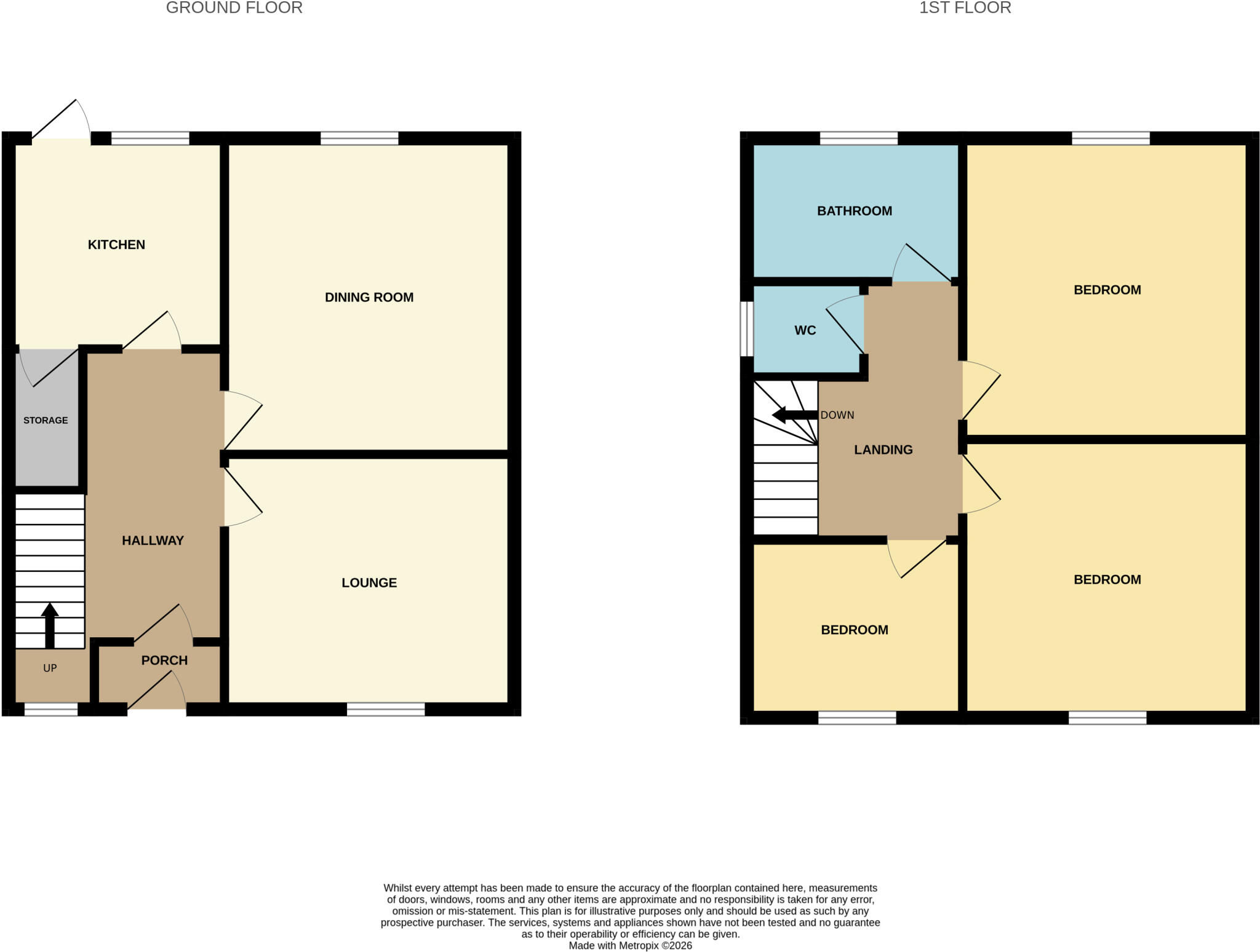 75 Mount Pleasant, Bilston, West Midlands WV14 7NE floorplan
