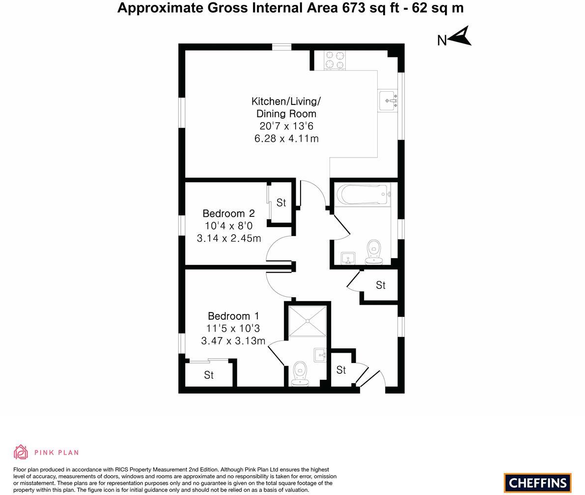 School Road, Ely floorplan