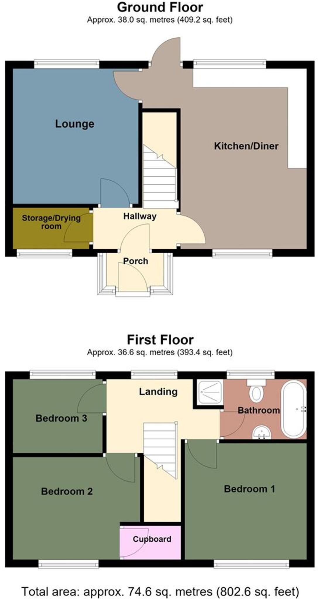 Laburnum Avenue, Baglan, SA12 floorplan