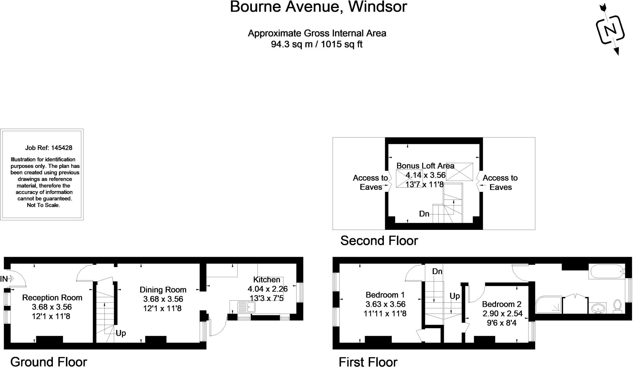 Bourne Avenue Windsor SL4 floorplan