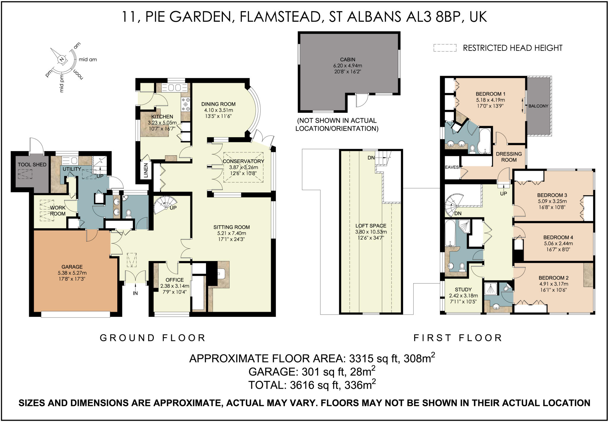 One-of-a-kind, Haven End, Flamstead, St Albans floorplan
