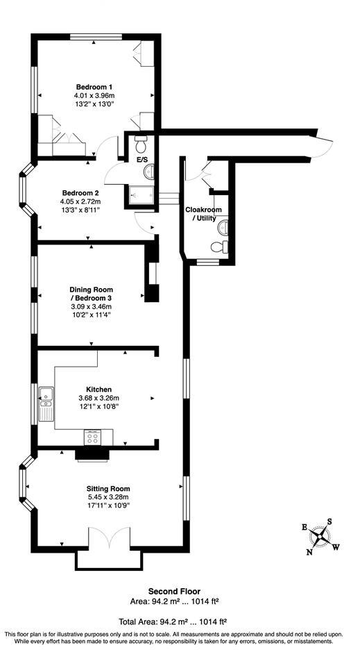 The Esplanade, Sidmouth floorplan