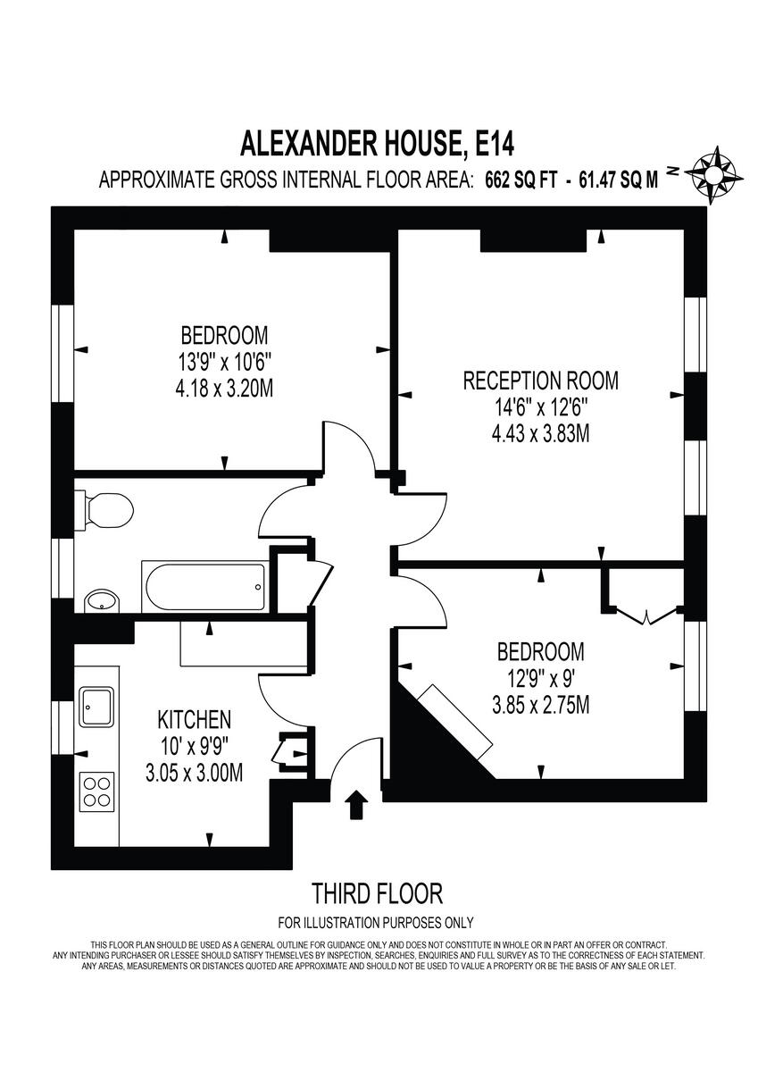 Alexander House, Tiller Road, London E14 floorplan