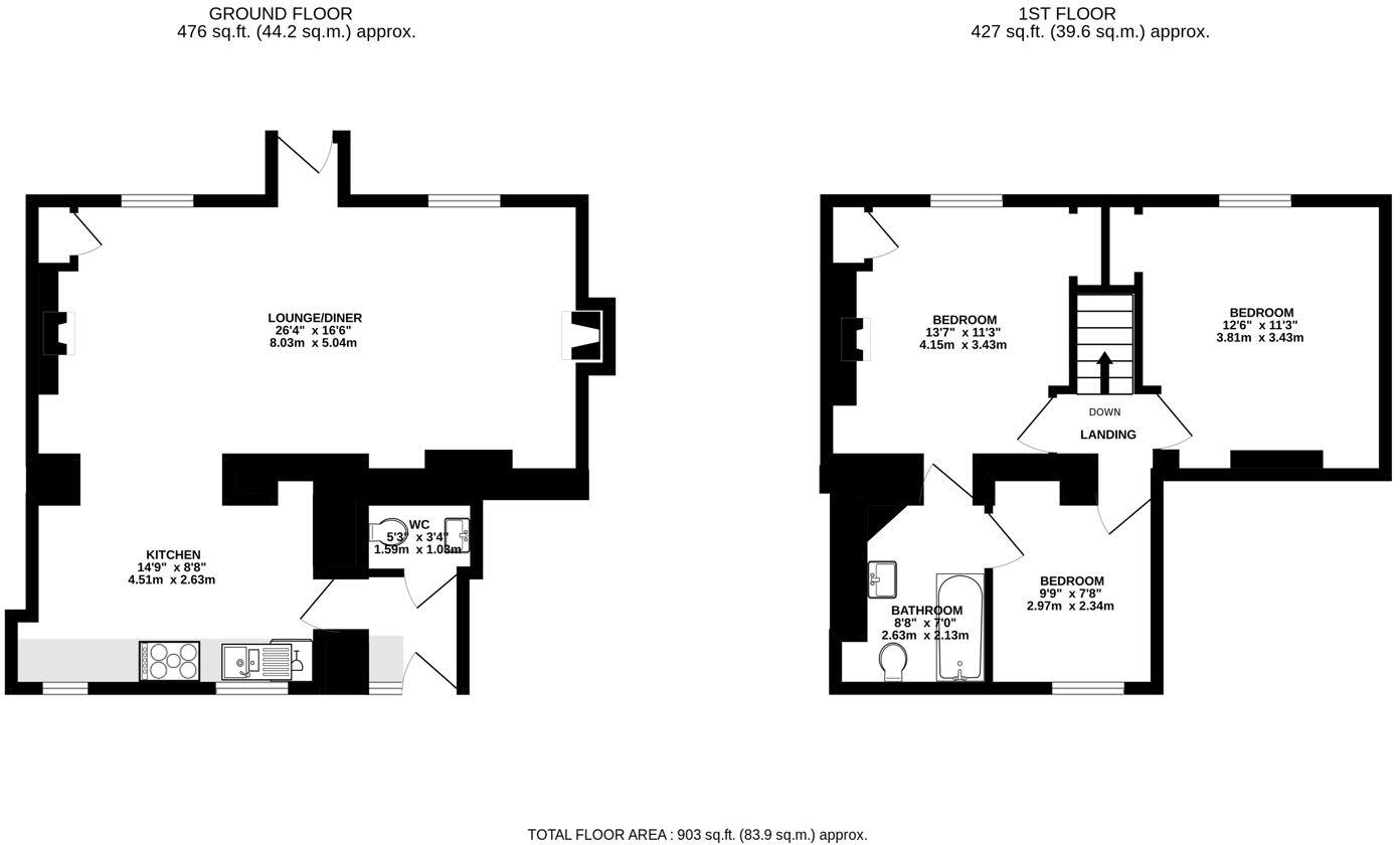 The Old Post Office, St Issey, PL27 floorplan