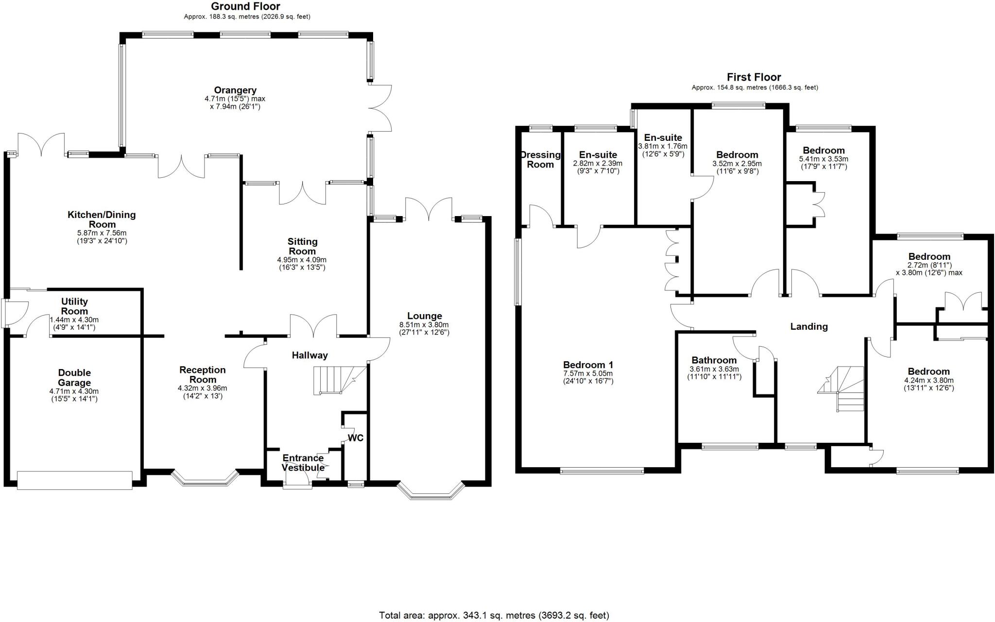 Woodlands, Darras Hall, Ponteland, NE20 floorplan