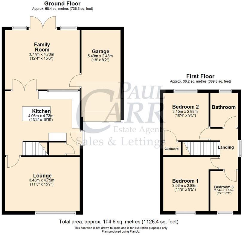 St. Annes Road, Lichfield, WS13 7RE floorplan