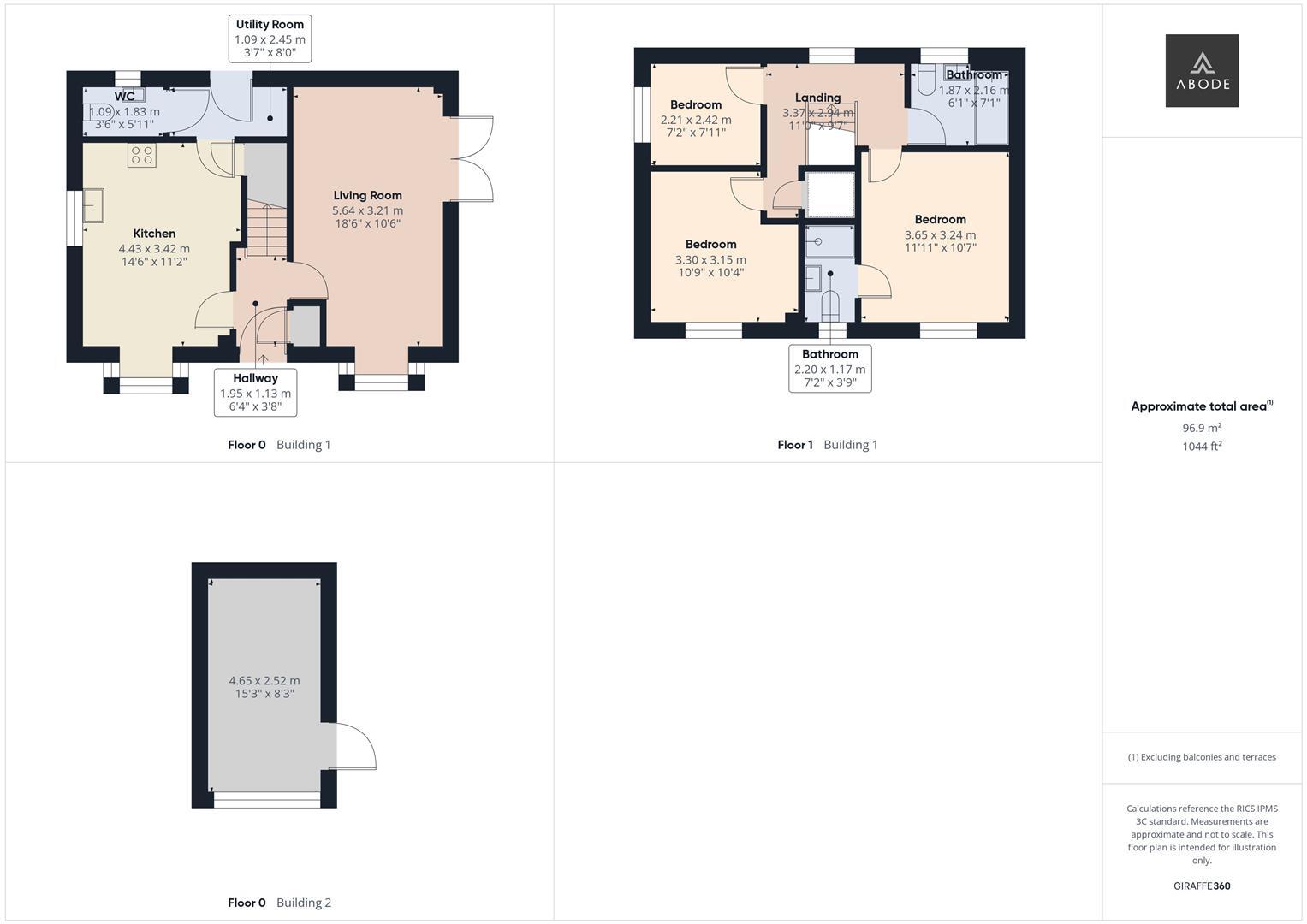 Honeysuckle Avenue, Tutbury floorplan