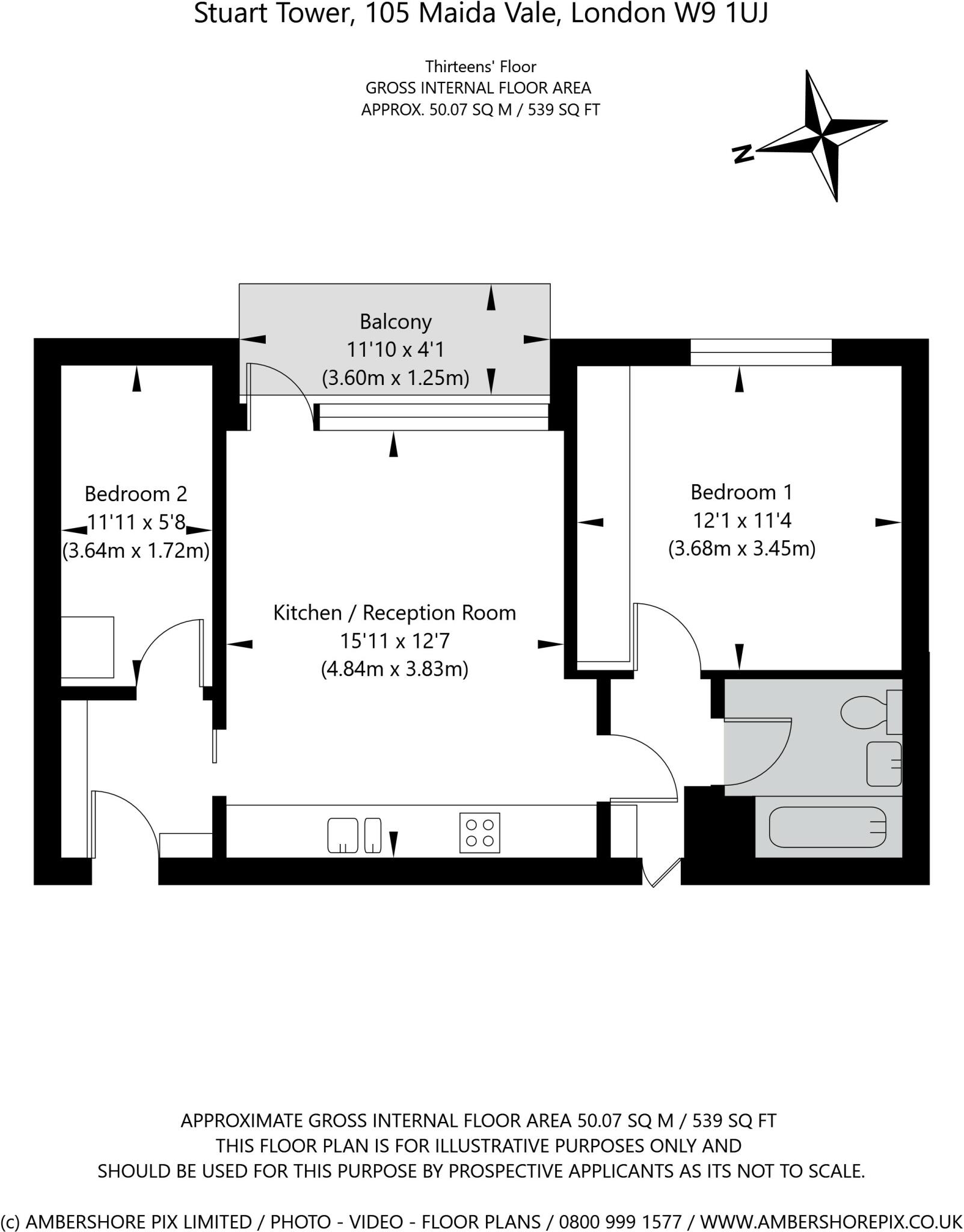 Maida Vale, London, W9 floorplan