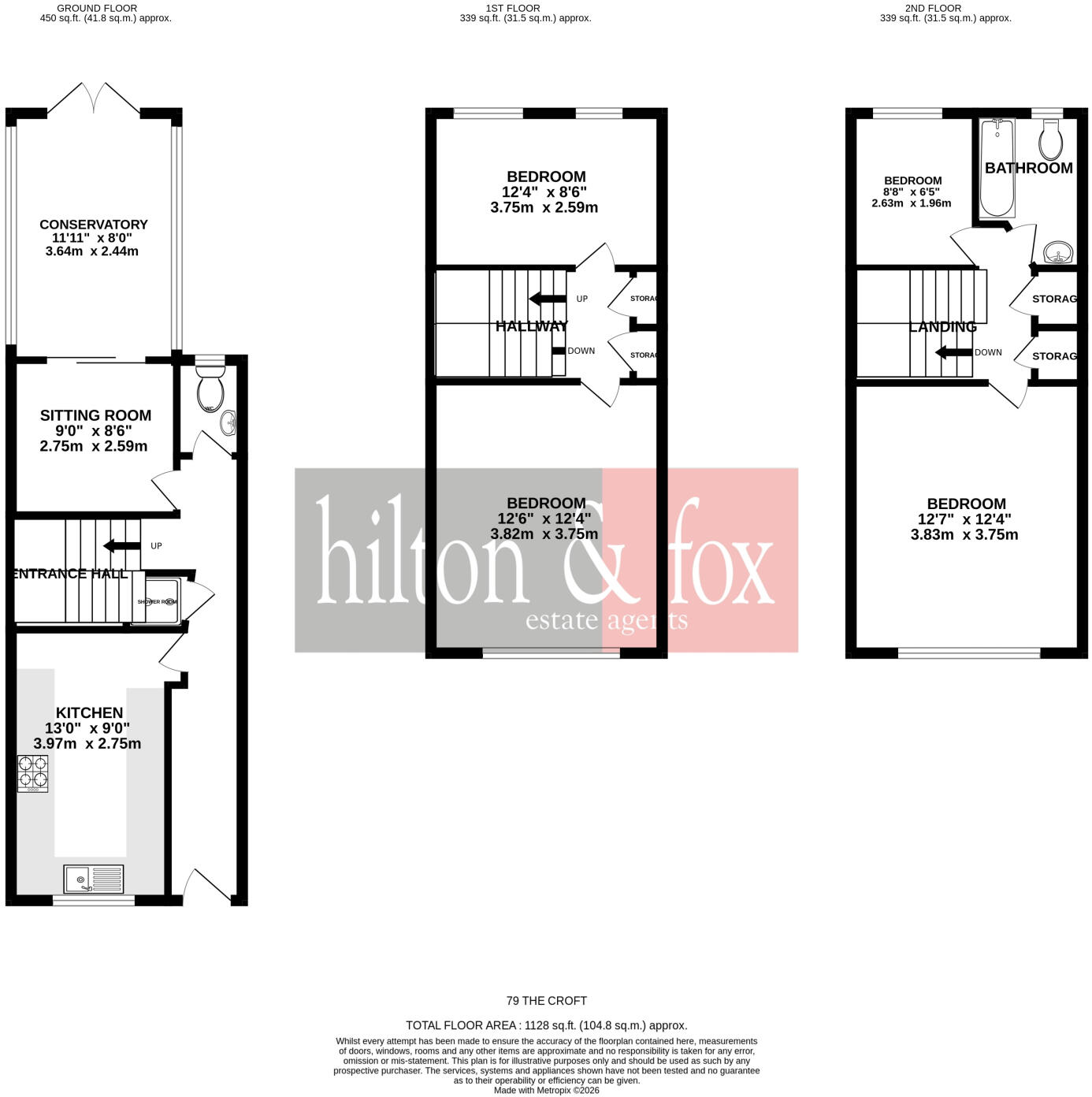 The Croft, Wembley, Middlesex HA0 floorplan