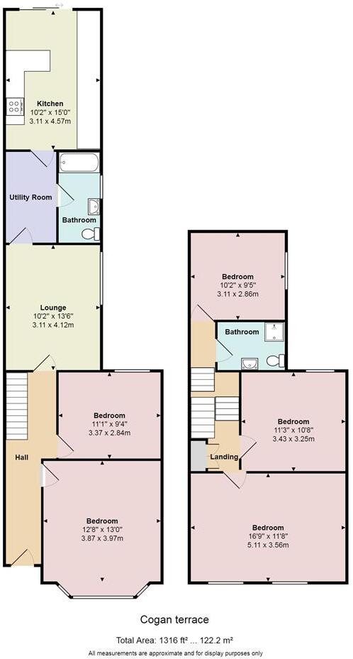 Cogan Terrace, Cathays floorplan
