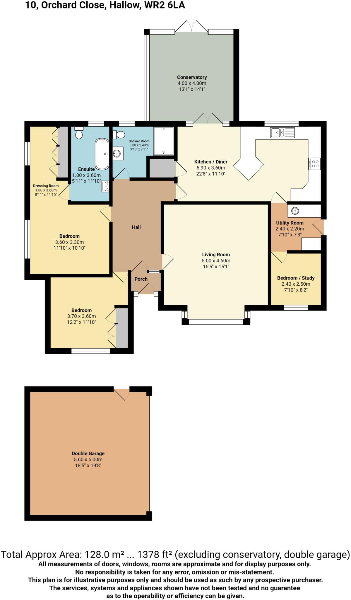 Orchard Close, Hallow, Worcester, WR2 floorplan