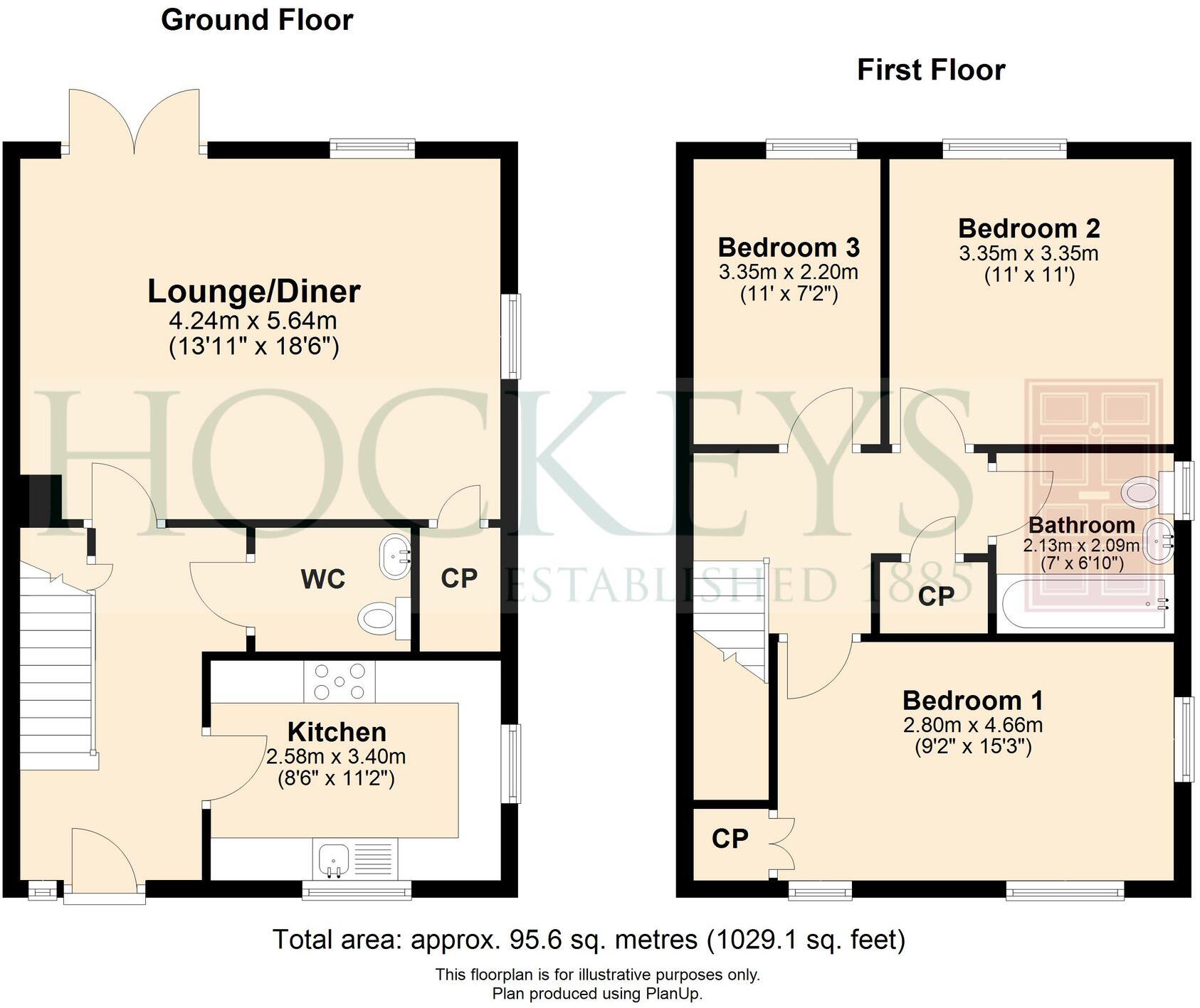 Larkfield, Great Abington, CB21 floorplan
