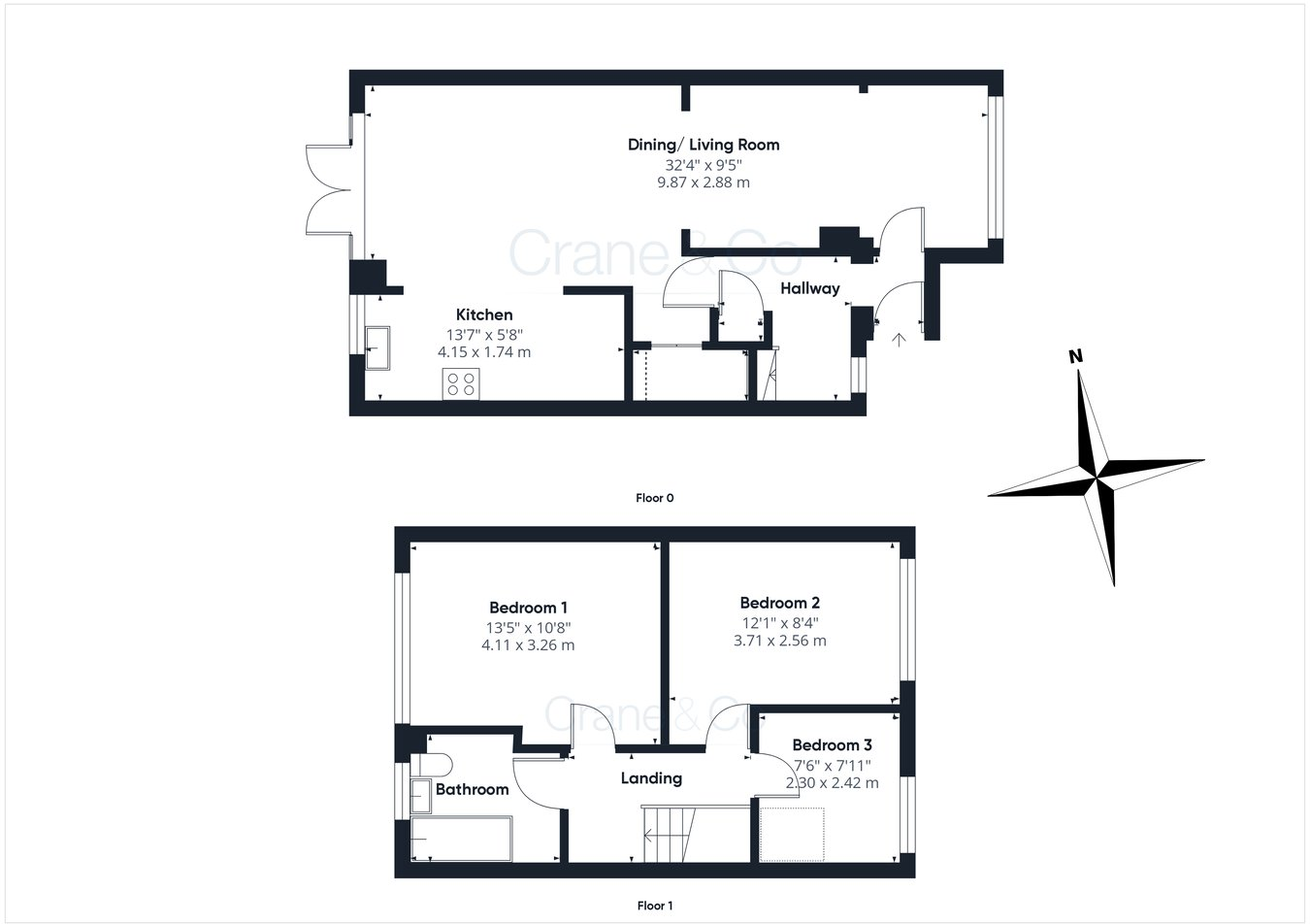 Oak Tree Way, Hailsham, BN27 floorplan