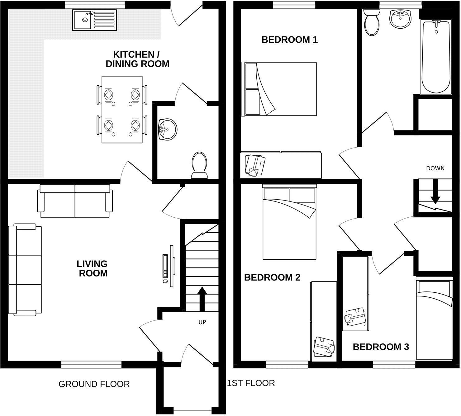 22 Swift Close, Staveley, Kendal floorplan