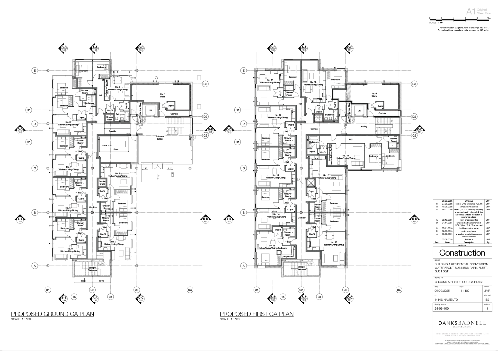 Sheila House Waterfront, Fleet floorplan