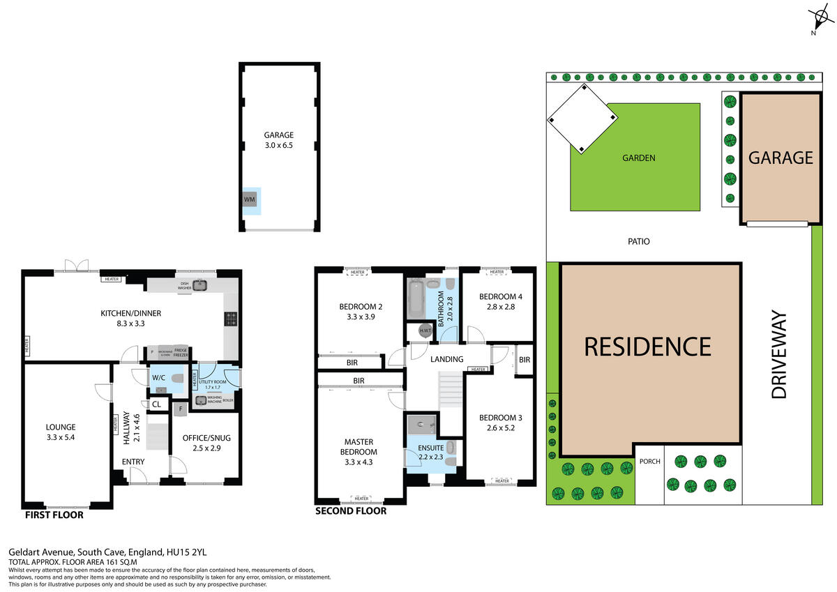 Geldart Avenue, Brough, HU15 floorplan