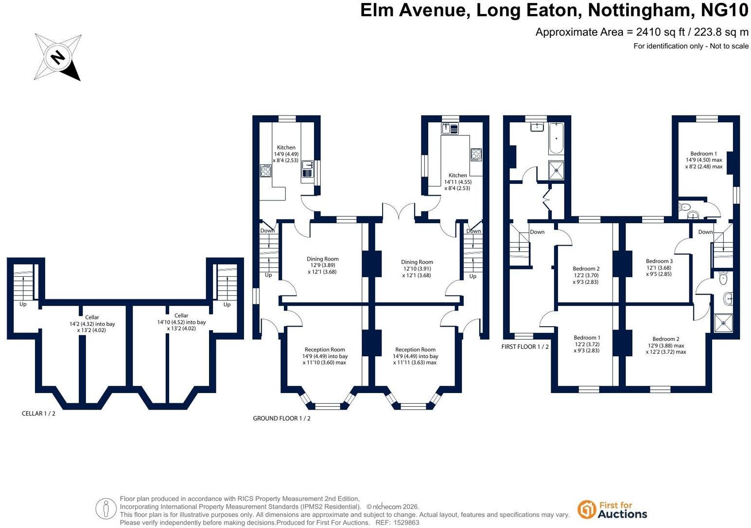 Elm Avenue, Long Eaton, Nottingham floorplan