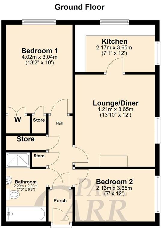 Kestrel Court, St. Matthews, Burntwood, WS7 9QU floorplan