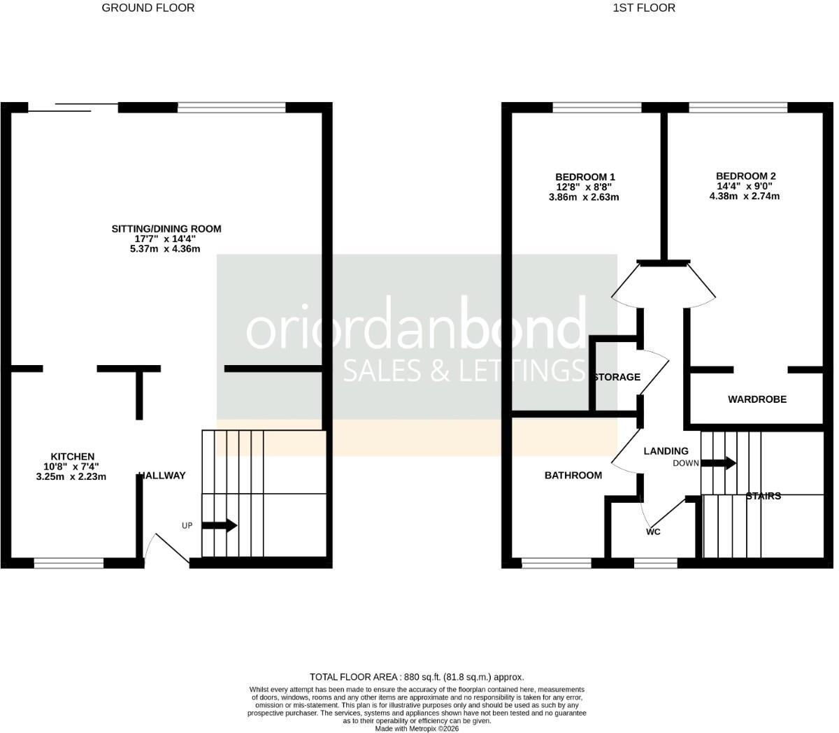 Brickwell Court, Standens Barn, Northampton NN3 floorplan